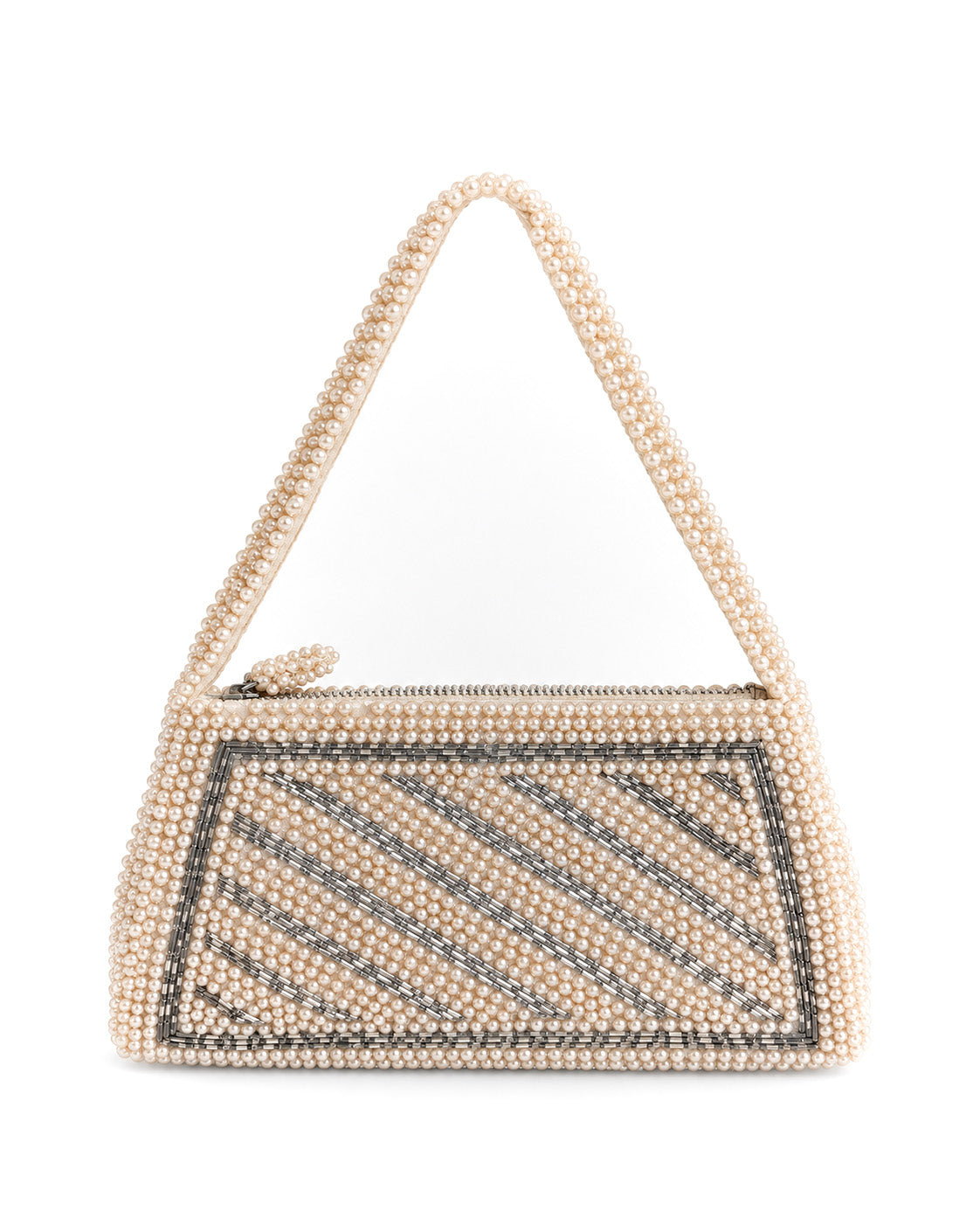 Pearl Beaded Shoulder Bag