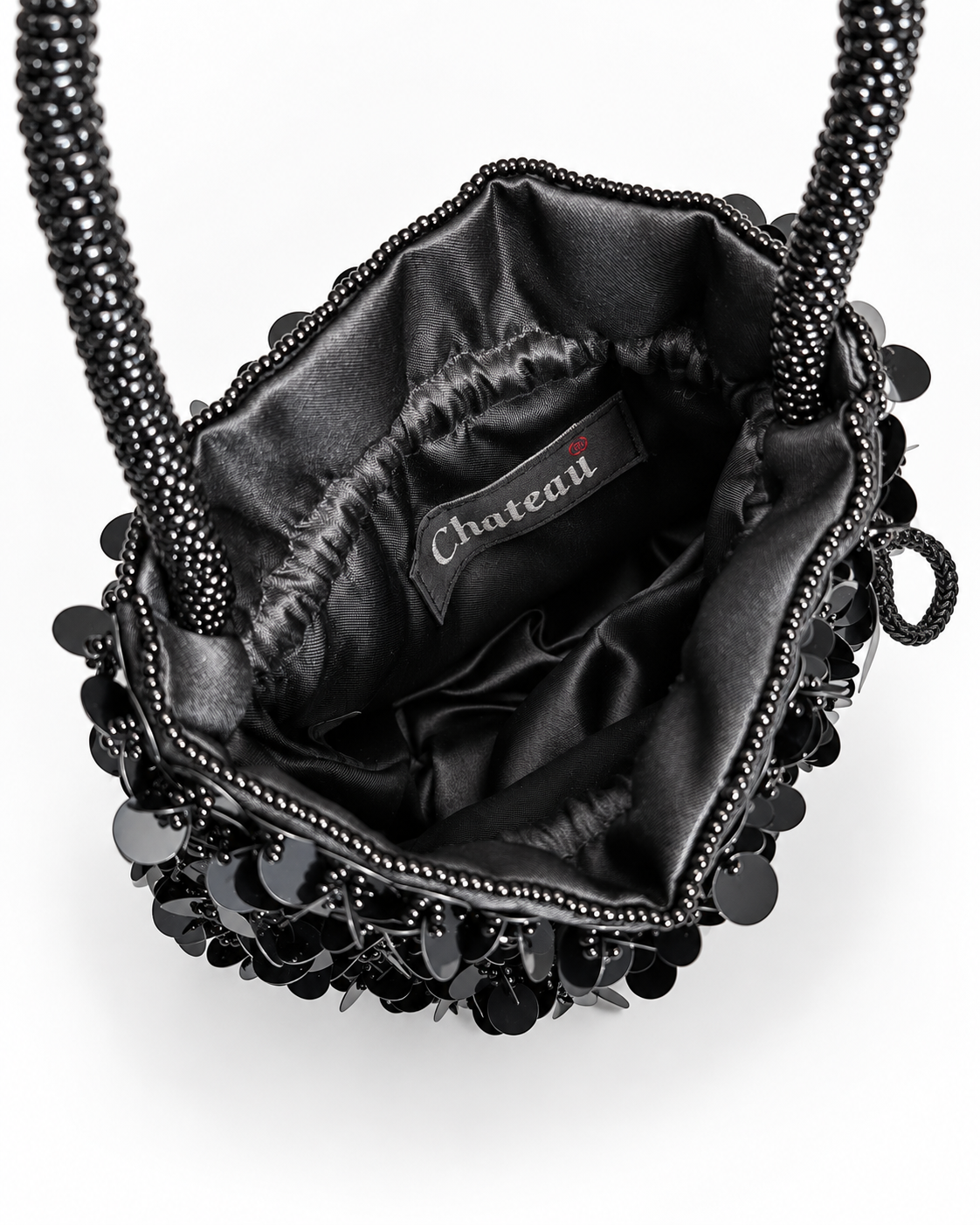 Beaded Bucket Bag