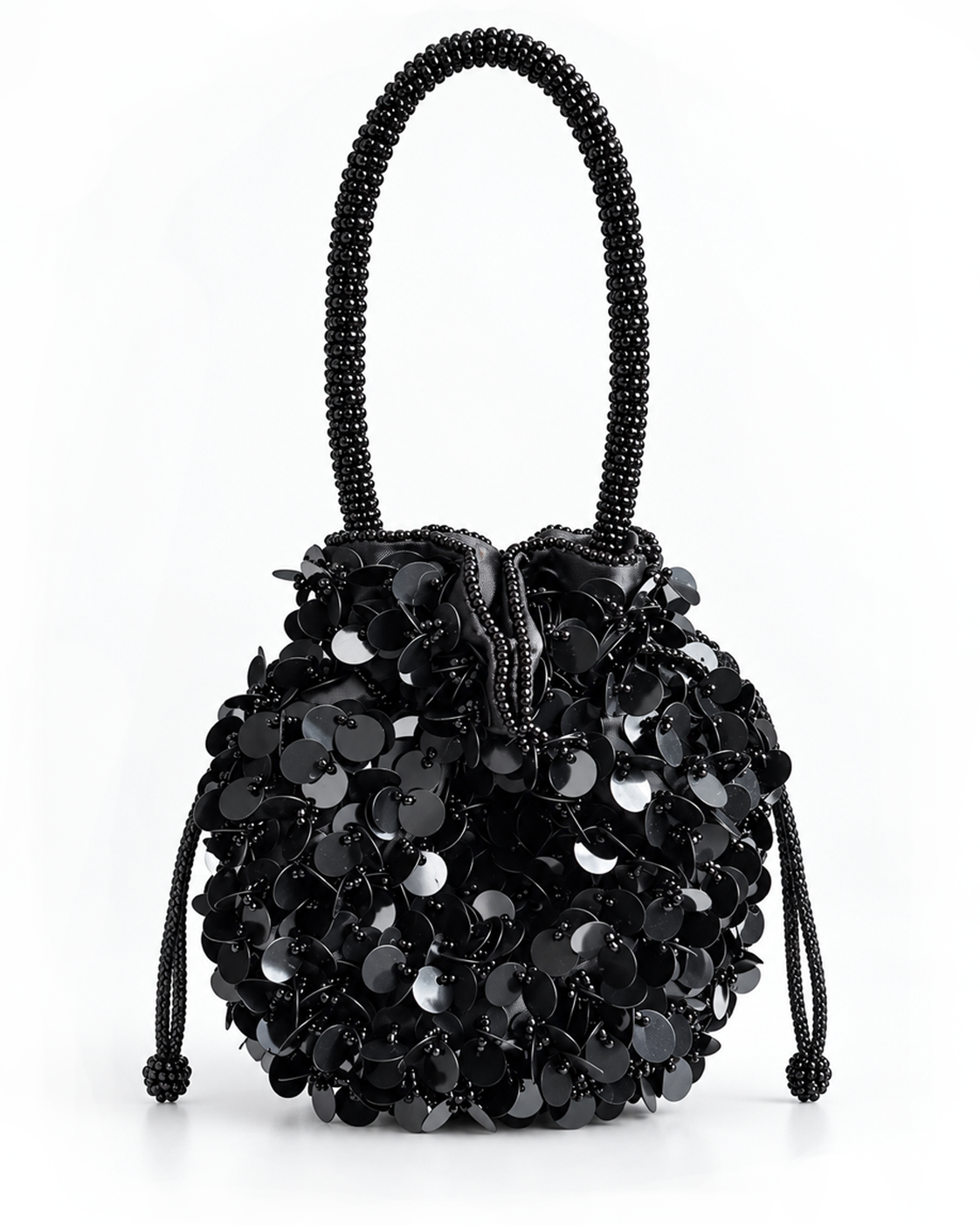 Beaded Bucket Bag