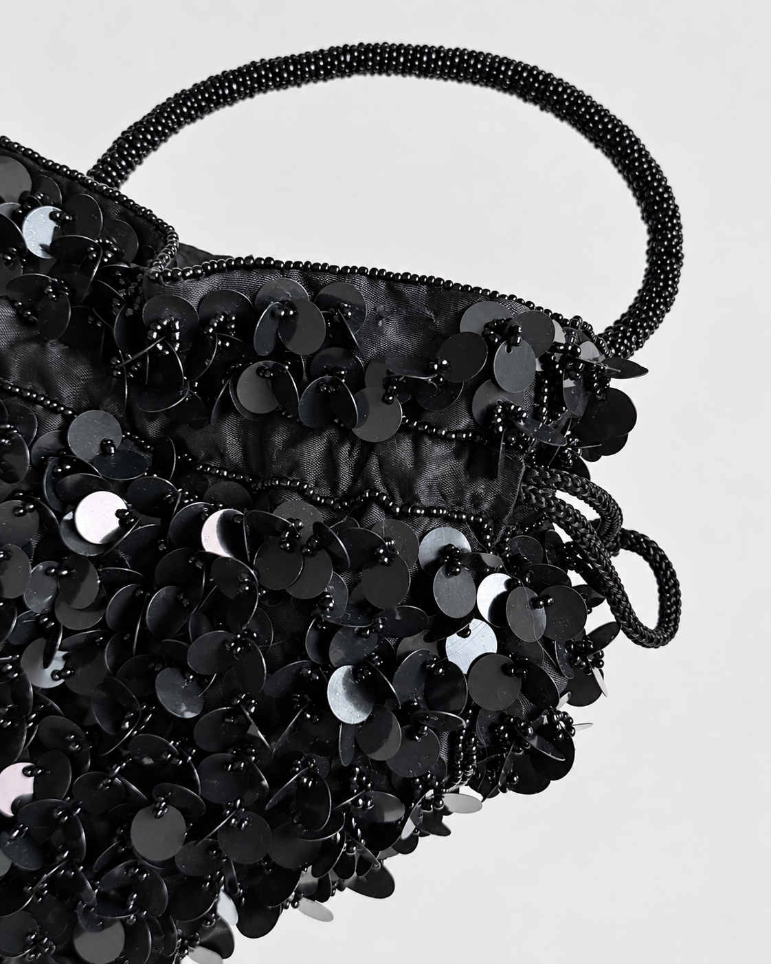 Beaded Bucket Bag