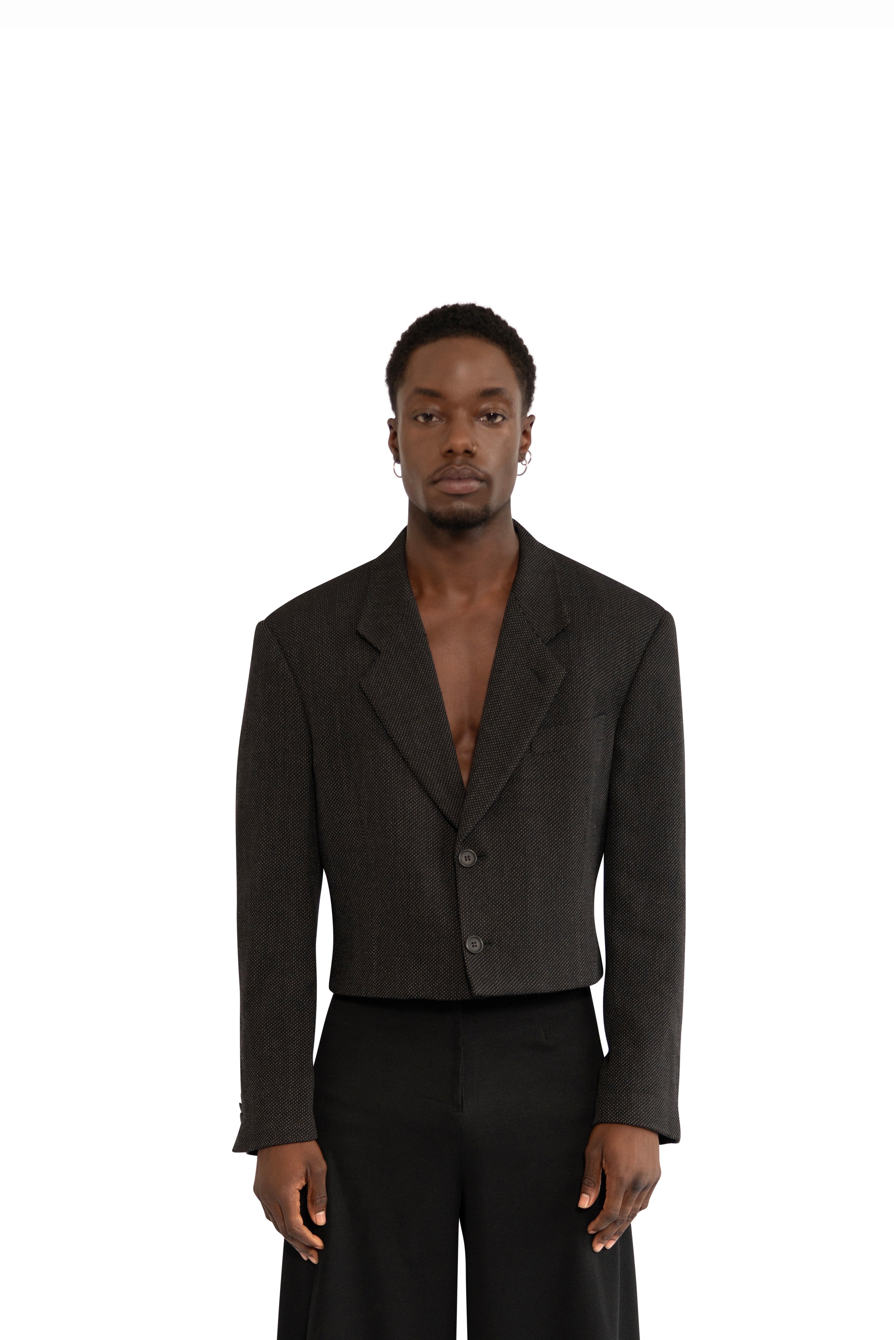 Geo Charcoal Wool
