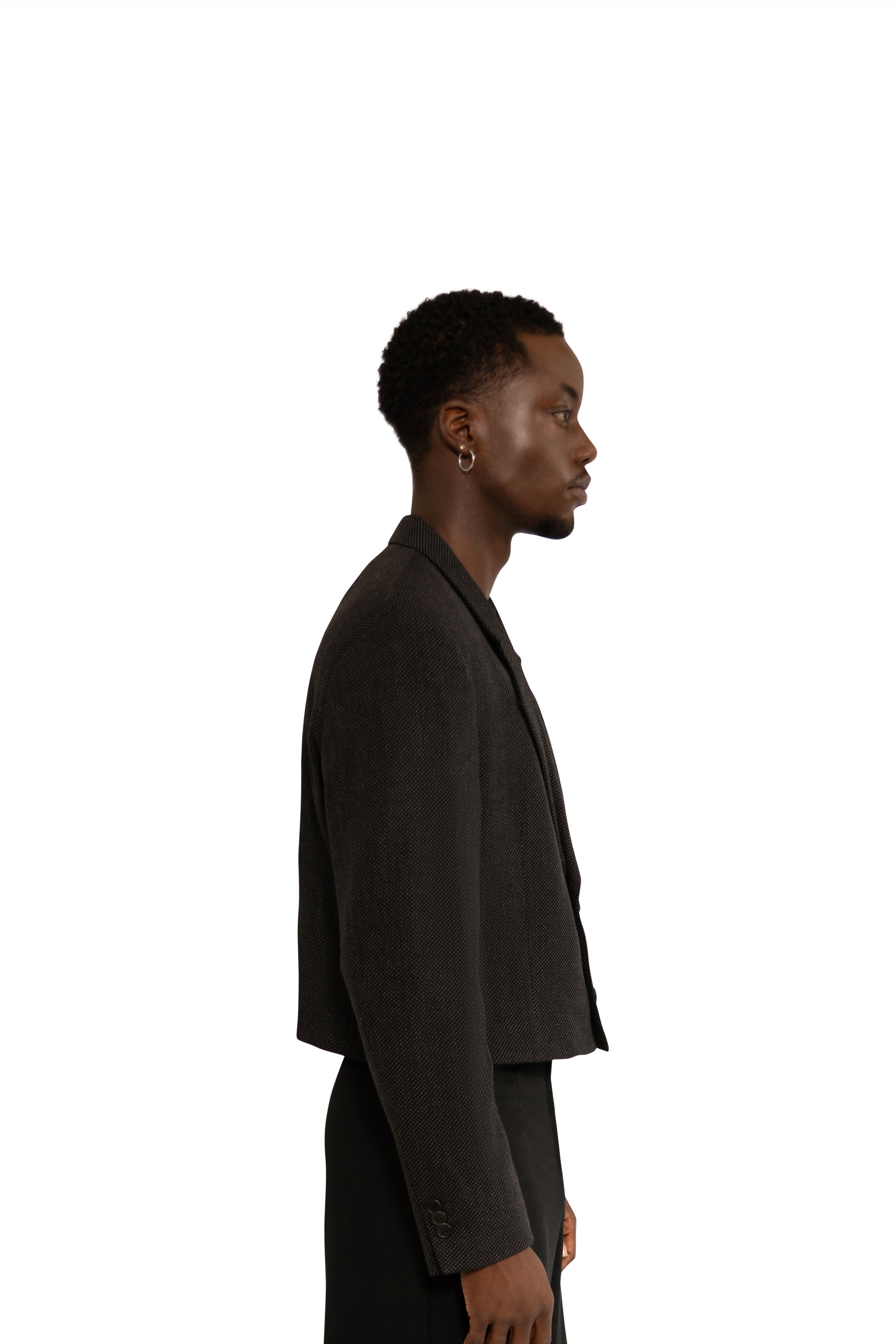 Geo Charcoal Wool