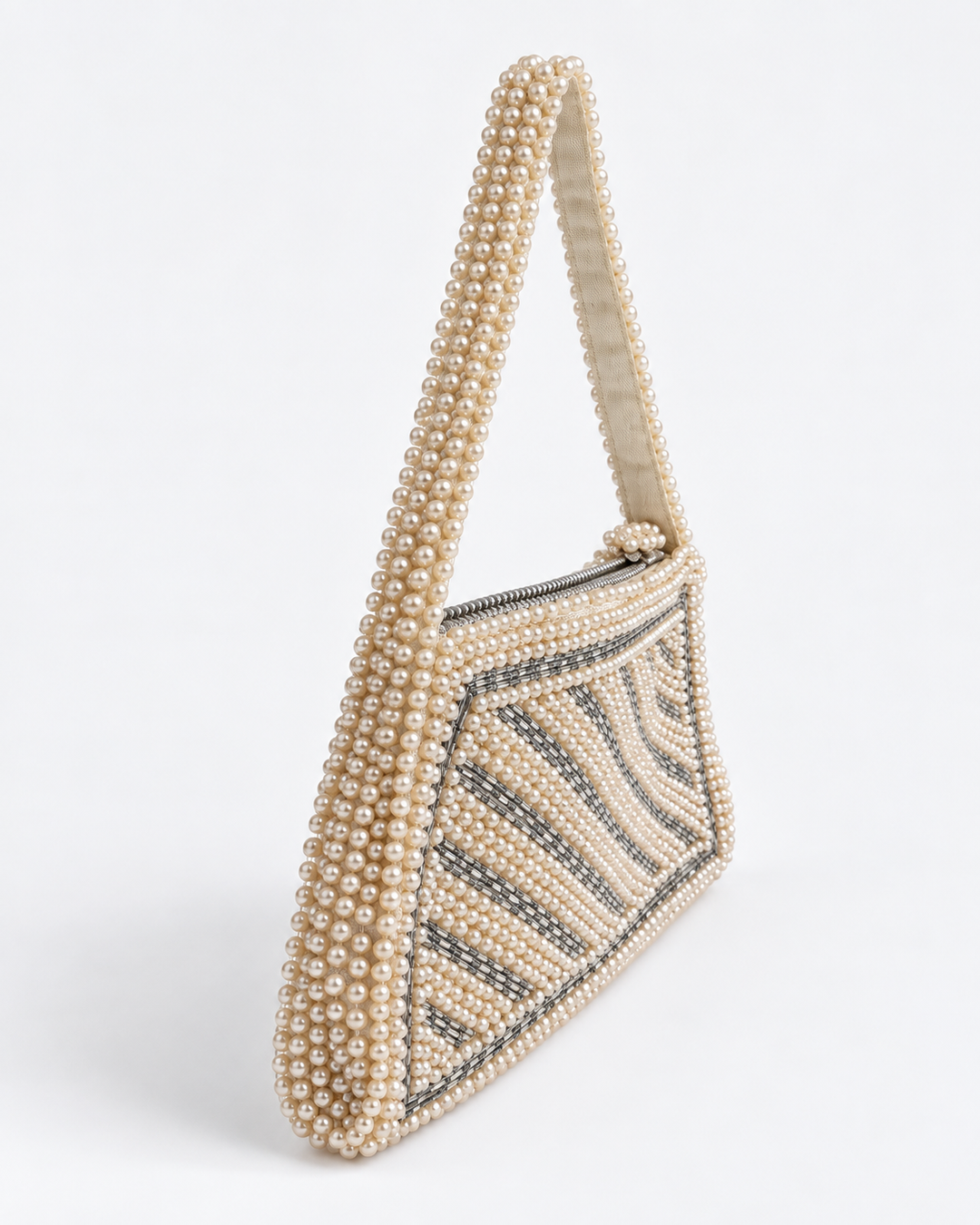 Pearl Beaded Shoulder Bag