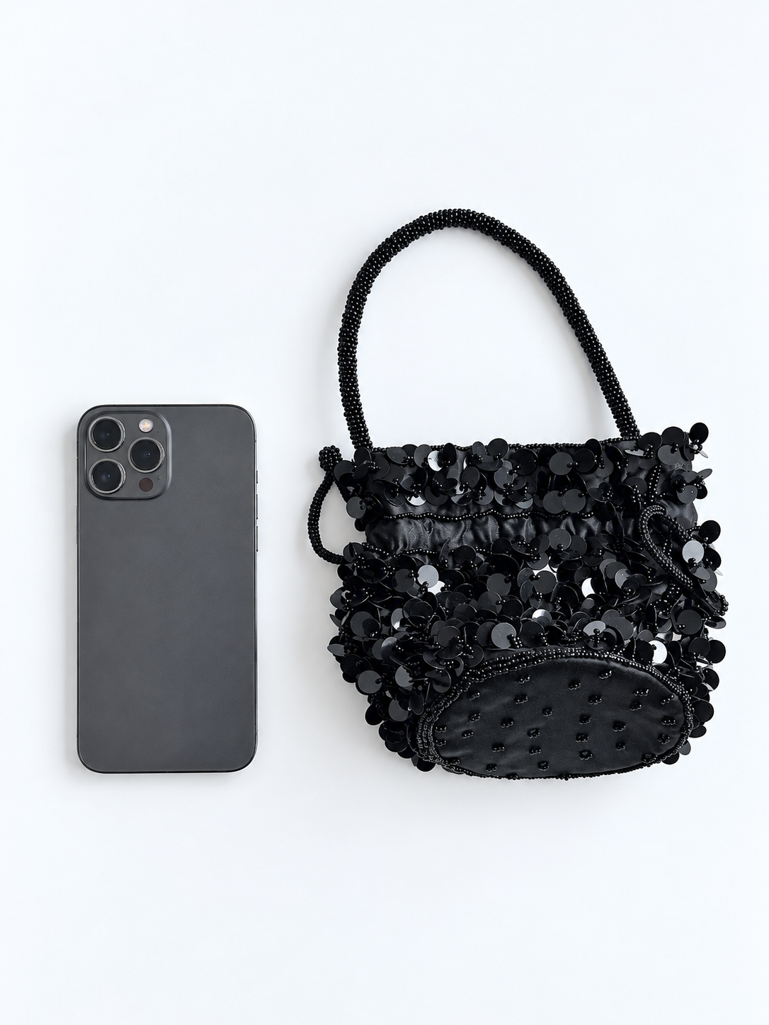 Beaded Bucket Bag
